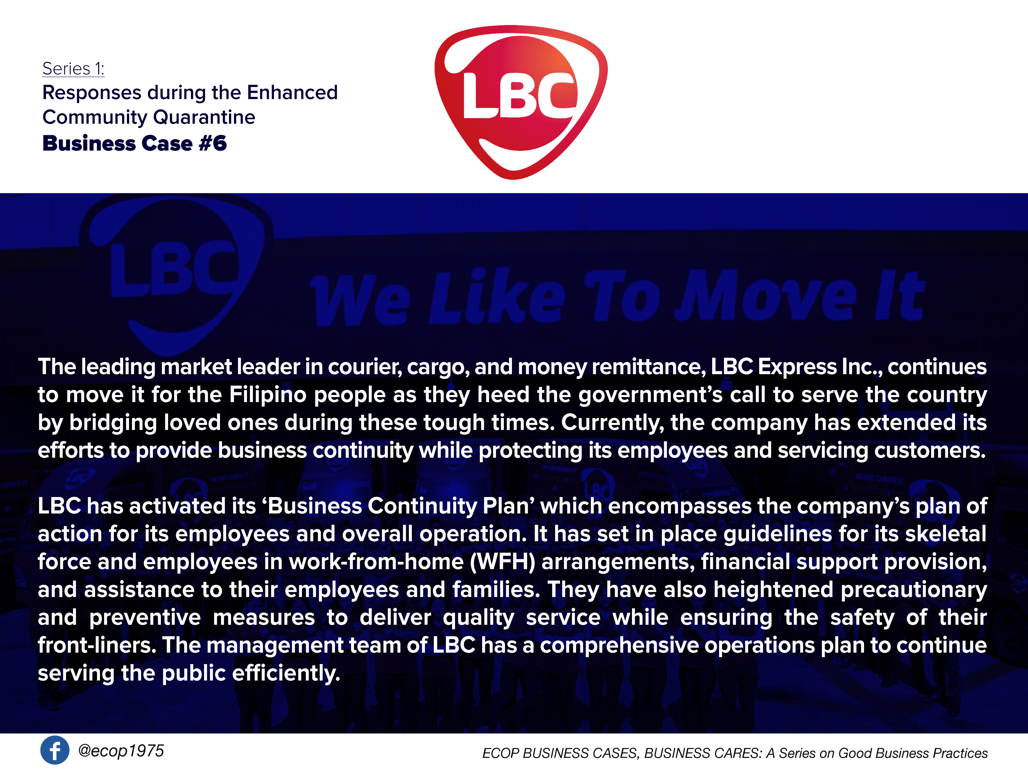 01-LBC Express, Inc. amid the COVID-19 crisis