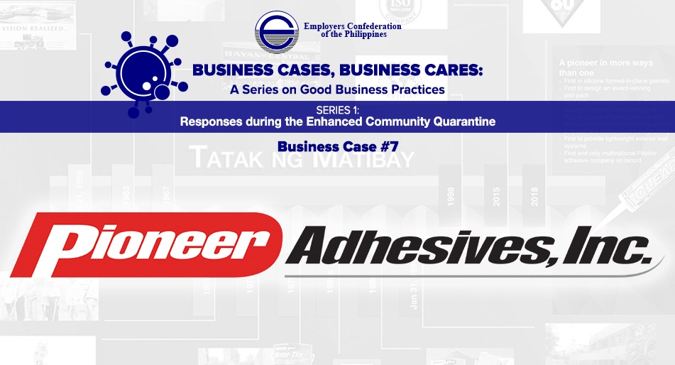 00-Best Practices of Pioneer Adhesives, Inc. (PAI), amid the COVID-19 crisis