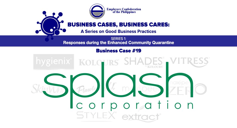 01-Best practices of Splash Corporation, amid the COVID-19 crisis