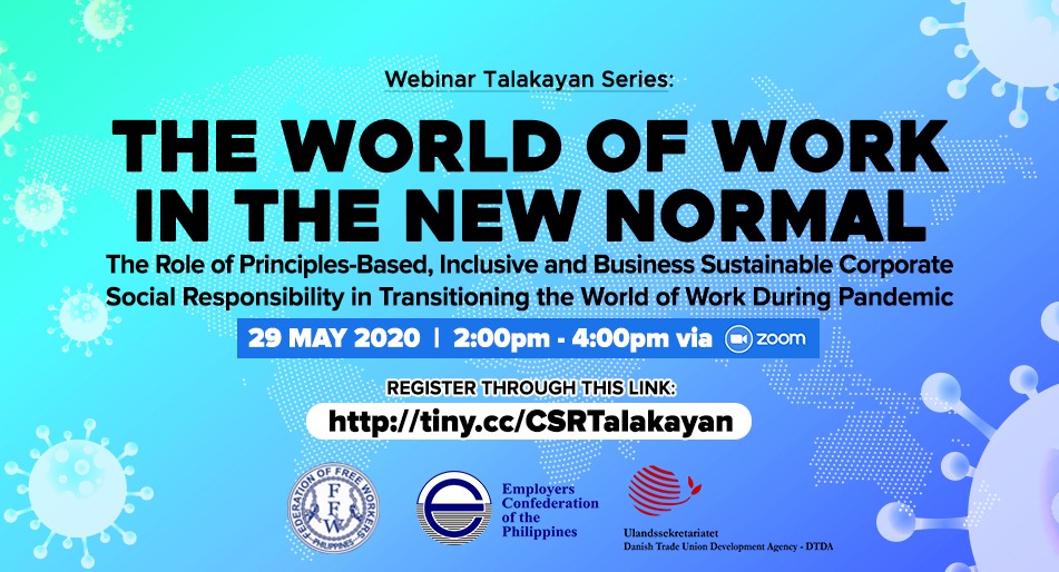 ECOP, FFW and DTDA to hold webinar “talakayan” on the DTI-DOLE Interim Guidelines