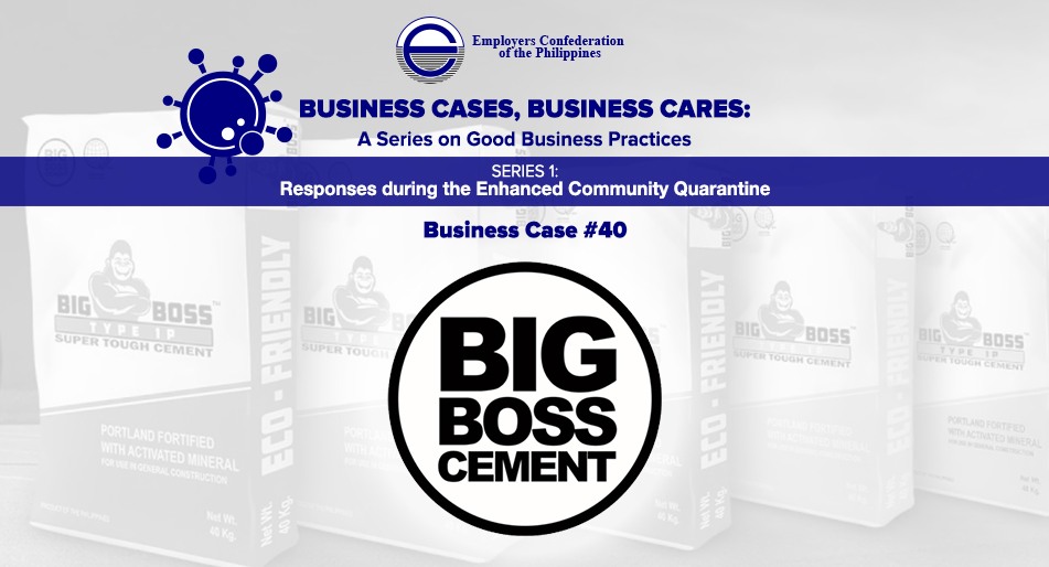 Best Practices of​ Big Boss Cement, Inc. (BBCI)