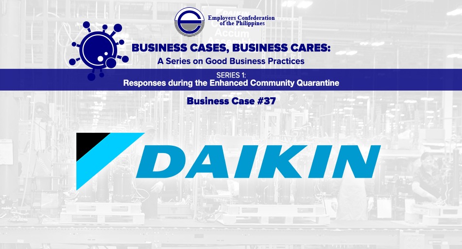 Best Practices of​ Daikin Airconditioning Philippines Inc. 