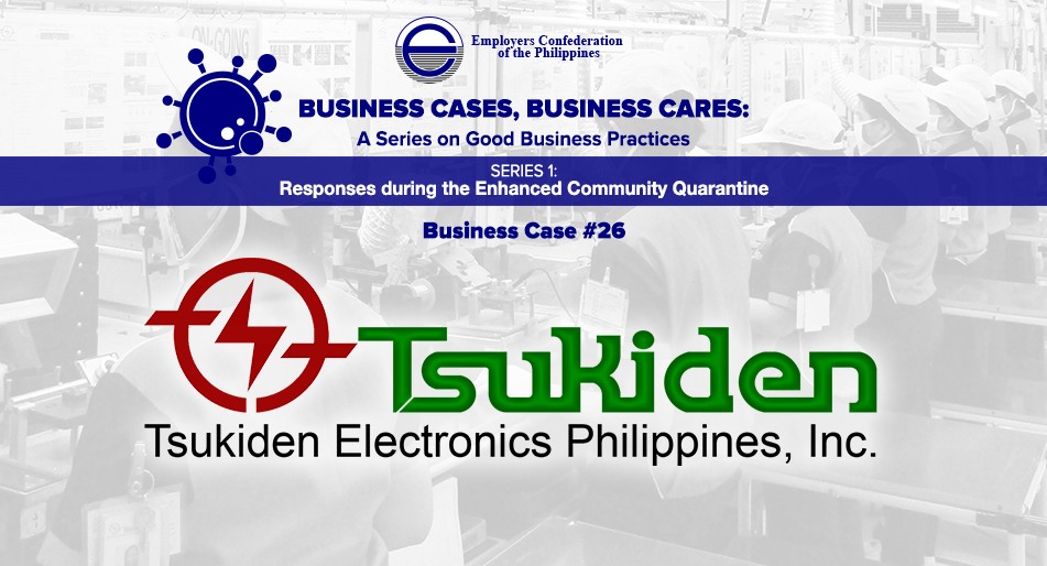 Best Practices of​ Tsukiden Electronics Philippines, Inc​.