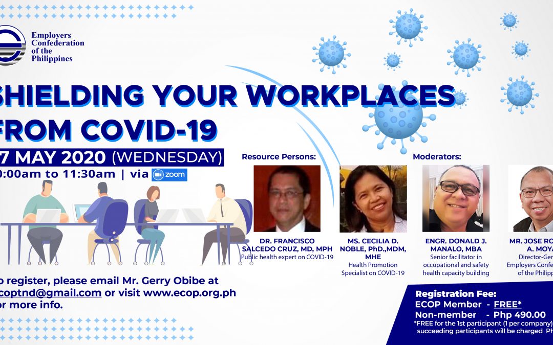 ECOP holds webinar on shielding workplaces from COVID-19