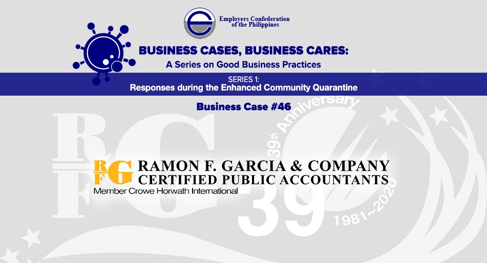 Best Practices of Ramon F. Garcia & Company, CPAs (RFG & CO)