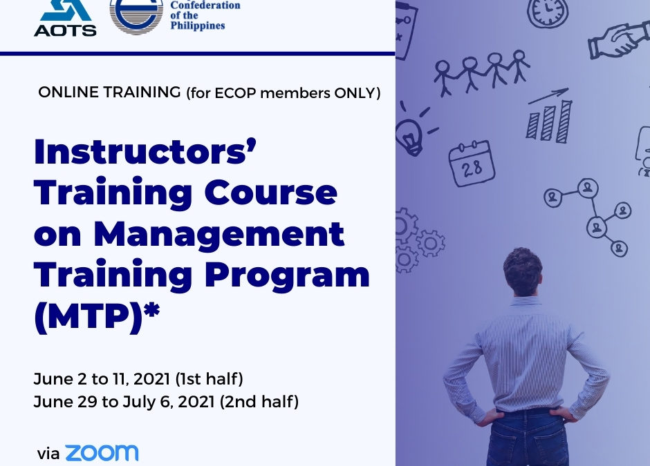 Instructors’ Training Course on the Management Training Program (MTP)